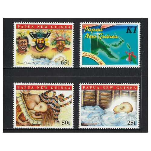 Papua New Guinea 1998 Christmas Set of 4 Stamps MUH SG849/52