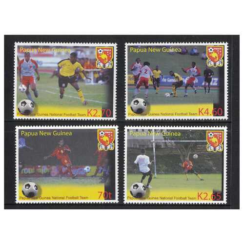 Papua New Guinea 2004 Centenary of FIFA Football Set of 4 Stamps MUH SG1038/41