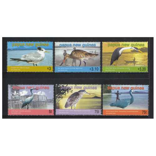 Papua New Guinea 2005 Coastal Birds Set of 6 Stamps MUH SG1060/65