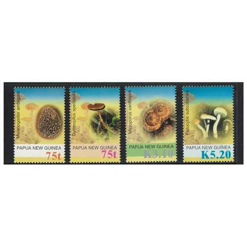 Papua New Guinea 2005 Mushrooms Set of 4 Stamps MUH SG1080/1,1088/9