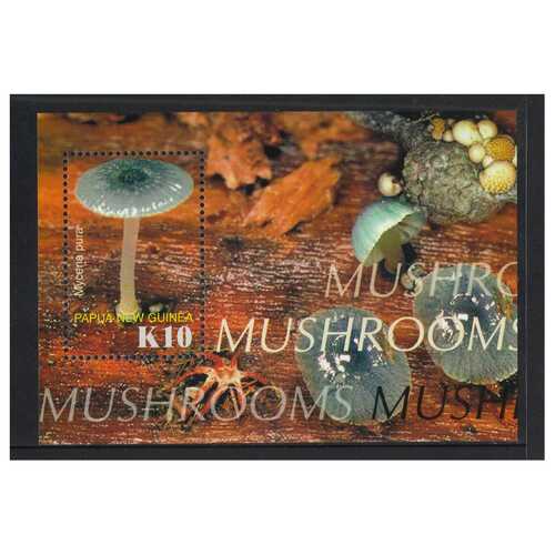 Papua New Guinea 2005 Mushrooms Mini Sheet of K10 Stamp MUH SG MS1090