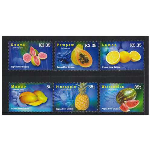 Papua New Guinea 2007 Tropical Fruits Set of 6 Stamps MUH SG1152/57