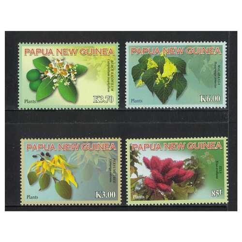 Papua New Guinea 2009 Plants Set of 4 Stamps MUH SG1292/95