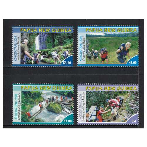 Papua New Guinea 2009 Kokoda Trail Set of 4 Stamps MUH SG1325/28