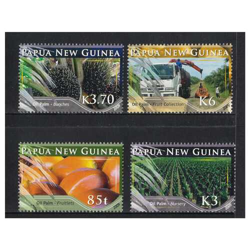 Papua New Guinea 2009 Oil Palm Farming Set of 4 Stamps MUH SG1349/52