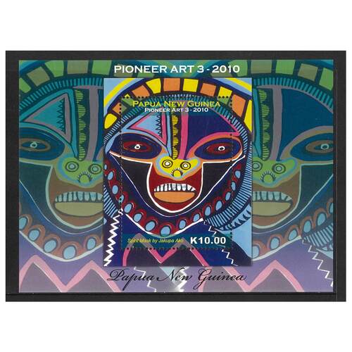Papua New Guinea 2010 Pioneer Art 3rd Series Mini Sheet of K10 Stamp MUH SG MS1372