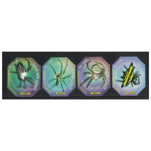 Papua New Guinea 2010 Spiders Set of 4 Stamps MUH SG1444/47