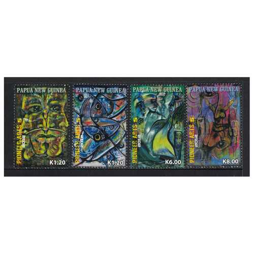 Papua New Guinea 2012 Pioneer Art 5th Series Set of 4 Stamps MUH SG1550/53