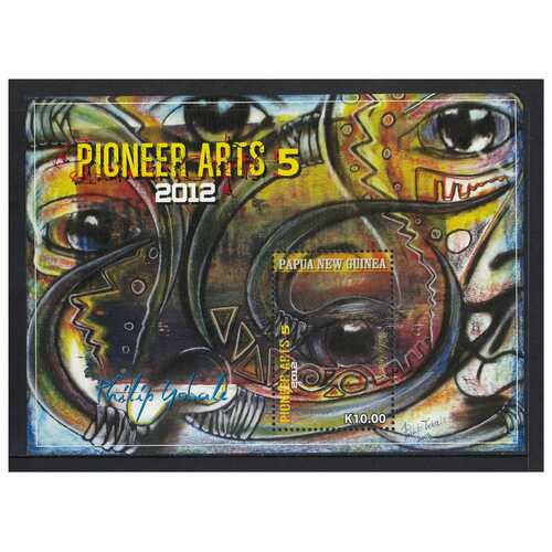 Papua New Guinea 2012 Pioneer Art 5th Series Mini Sheet of K10 Stamp MUH SG MS1555