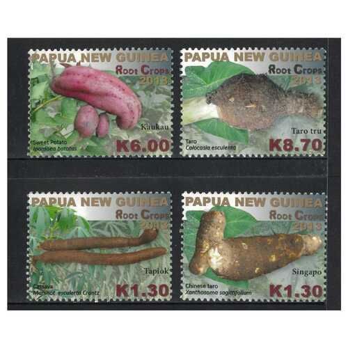 Papua New Guinea 2013 Root Crops Set of 4 Stamps MUH SG1625/28