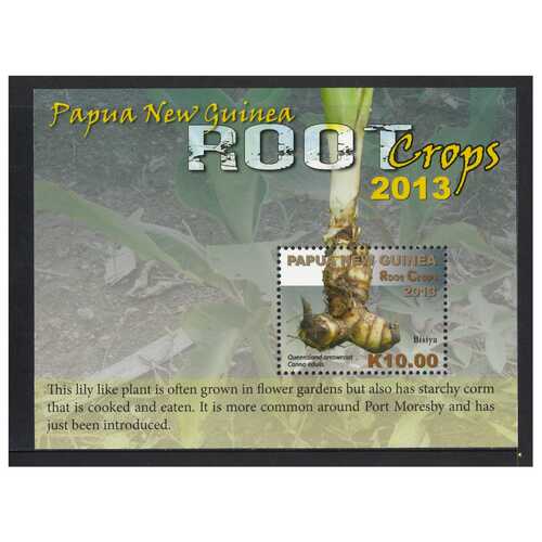 Papua New Guinea 2013 Root Crops Mini Sheet of K10 Stamp MUH SG MS1630