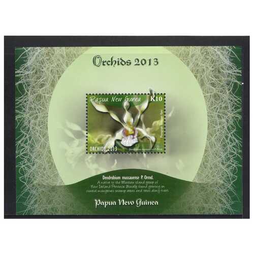 Papua New Guinea 2013 Orchids Mini Sheet of K10 Stamp MUH SG MS1636