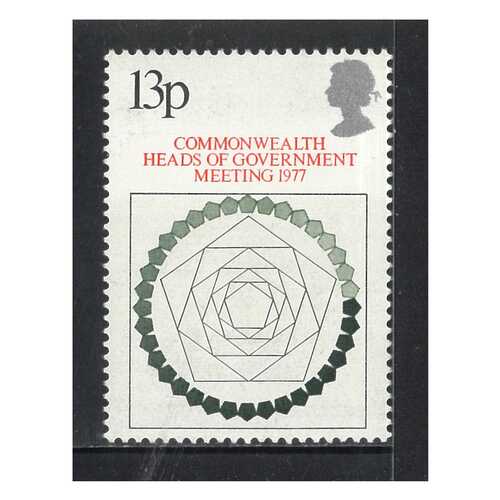 Great Britain 1977 Commonwealth Heads of Government Meeting, London 13p Stamp SG1038 MUH