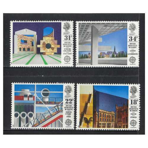 Great Britain 1987 Europa/British Architects in Europe Set of 4 Stamps SG1355/58 MUH
