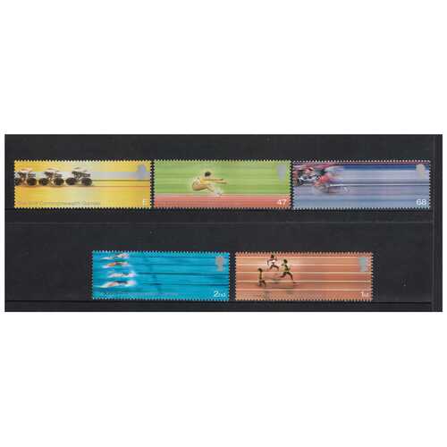Great Britain 2002 17th Commonwealth Games Manchester Set of 5 Stamps SG2299/303 MUH