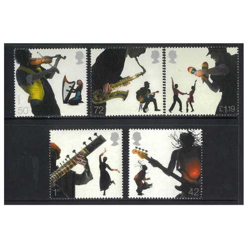 Great Britain 2006 Europa/Integration/Sounds of Britain Set of 5 Stamps SG2667/71 MUH 