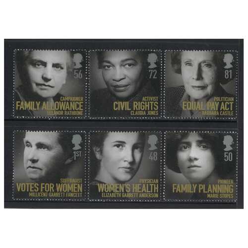Great Britain 2008 Women of Distinction Set of 6 Stamps SG2870/75 MUH 