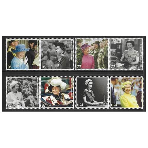 Great Britain 2012 Diamond Jubilee 3rd Issue Set of 8 Stamps SG3319A/26A MUH 