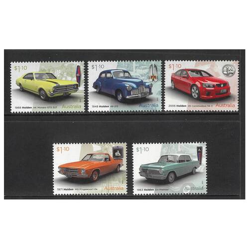 Australia 2021 Holden: Australian Icon Set of 5 Stamps MUH