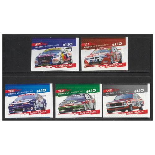 Australia 2021 Holden’s Final Roar Set of 5 Self-adhesive Stamps ex Booklet MUH