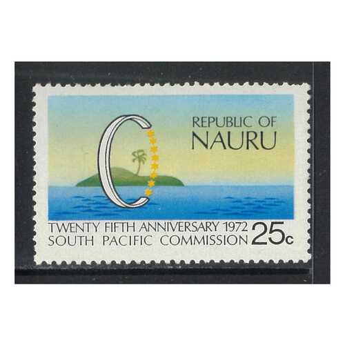 Nauru 1972 25th Anniv of South Pacific Commission Single Stamp SG97 MUH