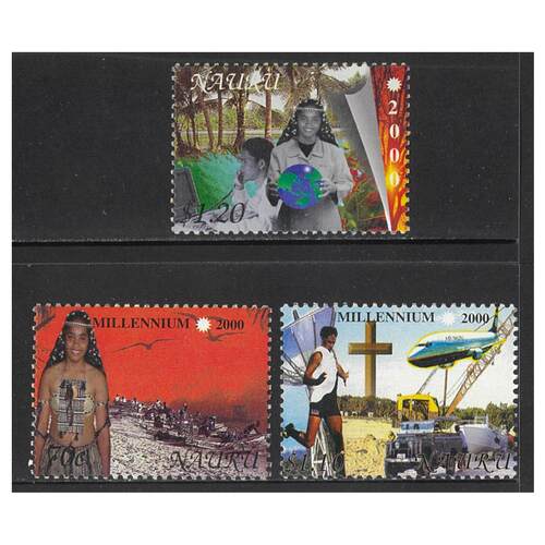 Nauru 2000 New Millennium Set of 3 Stamps SG506/08 MUH