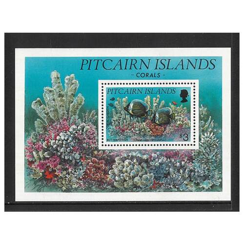 Pitcairn Islands 1994 Corals Mini Sheet SG MS457 MUH