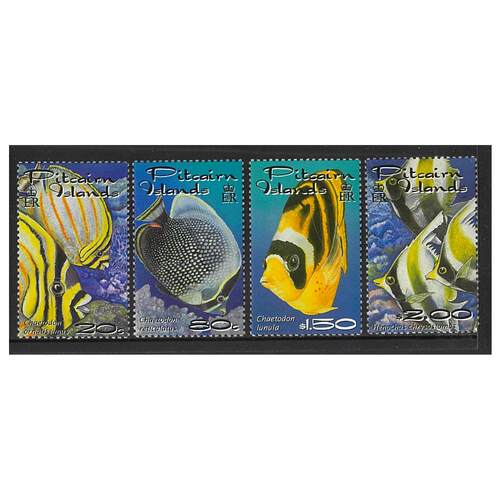 Pitcairn Islands 2001 Reef Fish Set of 4 Stamps SG600/03 MUH