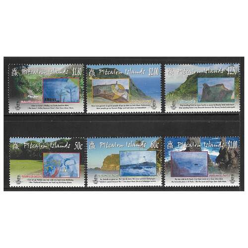 Pitcairn Islands 2010 Children's Art Set of 6 Stamps SG796/801 MUH