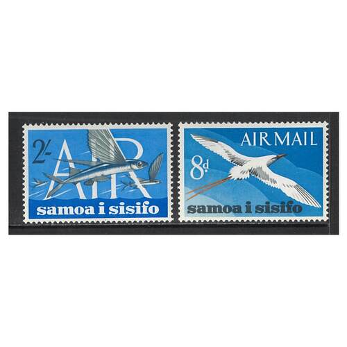 Samoa 1965 Air Mail Set of 2 Stamps SG263/64 MUH