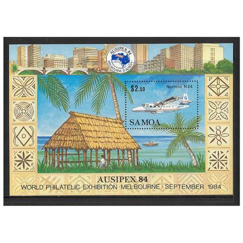 Samoa 1984 Ausipex International Stamp Exhibition Melbourne Mini Sheet SG MS683 MUH