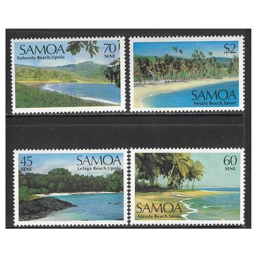 Samoa 1987 Coastal Scenery Set of 4 Stamps SG754/57 MUH