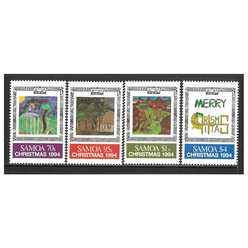Samoa 1994 Christmas Set of 4 Stamps SG933/36 MUH 