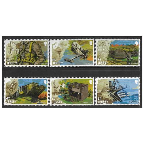 Jersey 2015 Centenary of the Great War WWII 2nd Issue Set of 6 Stamps SG1977/82 MUH