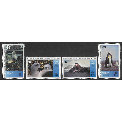 South Georgia & South Sandwich Islands 1994 Life in Freezer Set/4 Stamps SG247/5 MUH
