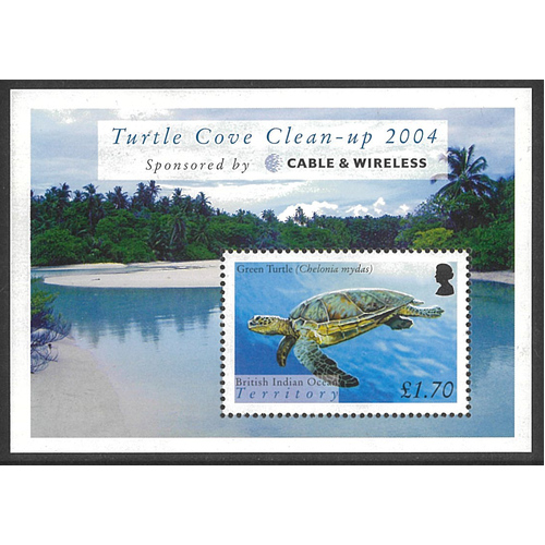 B.I.O.T. 2005 Turtles Mini Sheet SG318 MUH