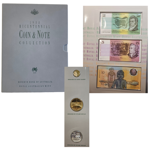 Australia 1988 Bicentennial Coin & Note Collection