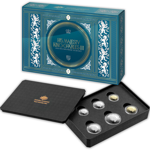 Australia 2024 Six Coin Proof Year Set King Charles III Effigy