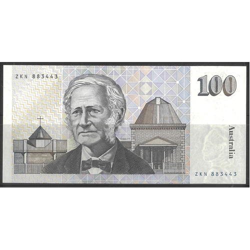 Australia 1992 $100 Banknote Fraser/Cole R613 nUNC 100-22