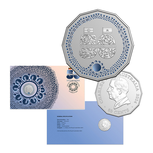Australia 2024 50 Years of NAIDOC Committee 50c Coin PNC