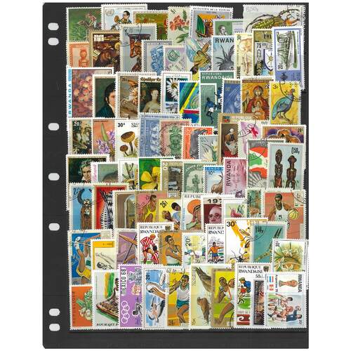 Belgium Colonies - 100 Different Stamps Mixed in Bag Mint & Used