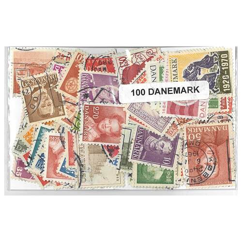 Denmark - 100 Different Stamps