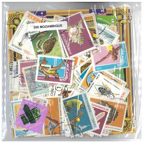 Mozambique - 200 Different Stamps Use/CTO