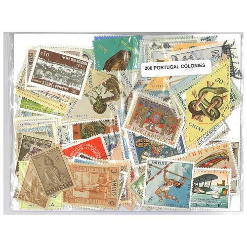 Portugal Colonies - 200 Different Stamps