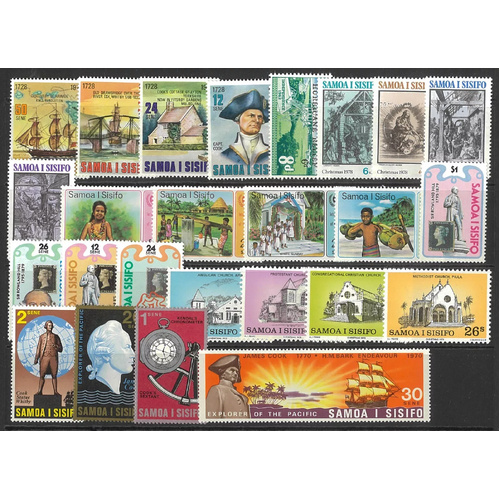 Samoa - 25 Different Stamps All Mint