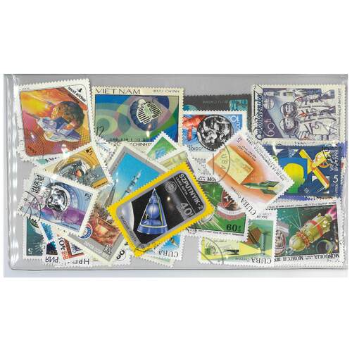 Space - 50 Different Stamps Used/CTO