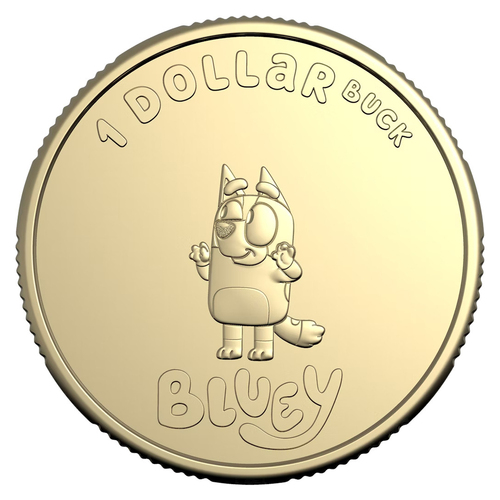 Australia 2024 Bluey - Bingo $1 Dollar Buck Coin Loose #39
