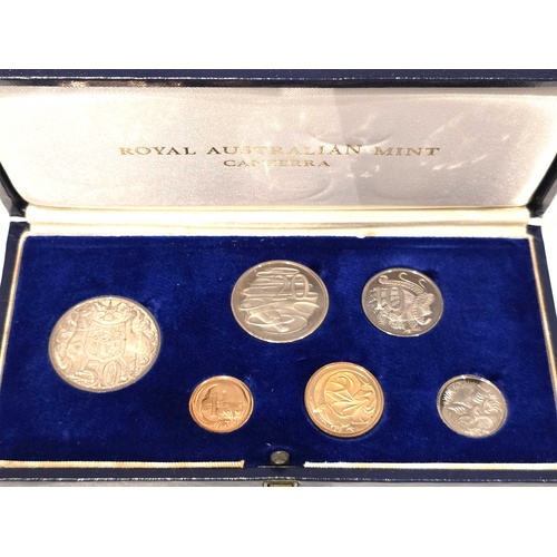 Australia 1966 6-Coin Proof Year Set RAM #1