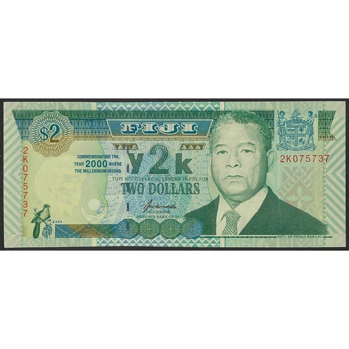 Fiji, Single 'Millennium' banknote in Unc grade (2000)