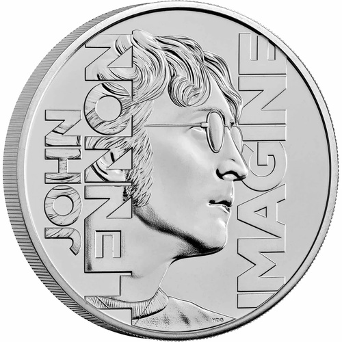 UK 2025 John Lennon £5 Brilliant Uncirculated Coin